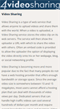 Mobile Screenshot of 4videosharing.com