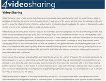 Tablet Screenshot of 4videosharing.com